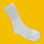 Antibakteriální ponožky se stříbrem TROOPER ACTIVE celobílé