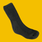Antibakteriální ponožky se stříbrem TROOPER TACTICAL celočerné